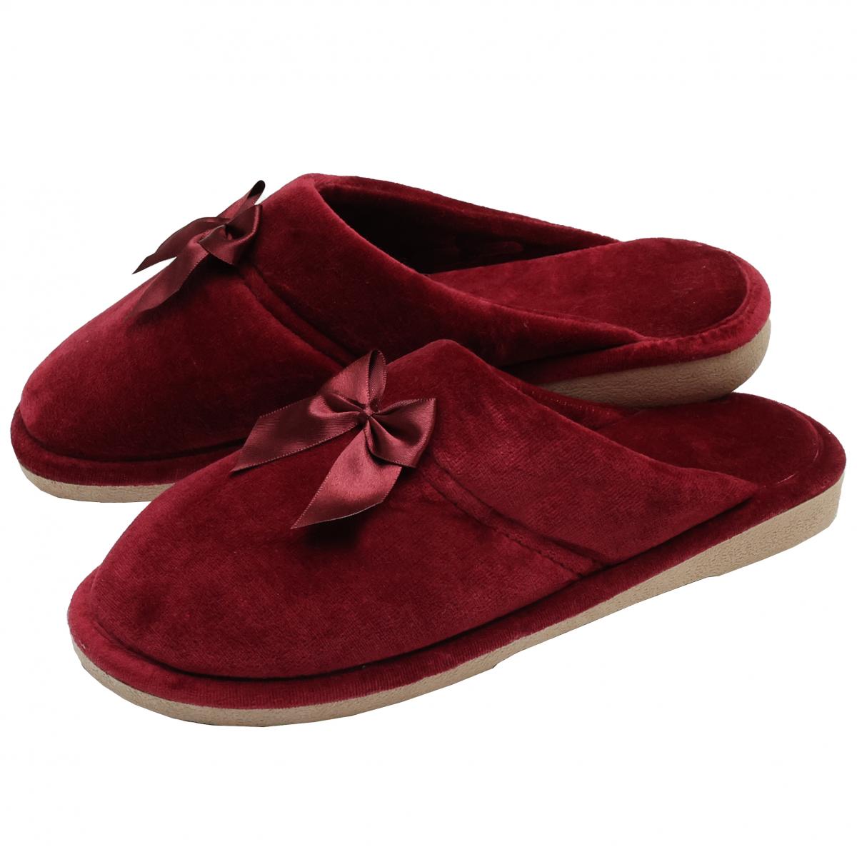 Imagem de Pantufa Anatômica Plush com Laço Cetim PUFF