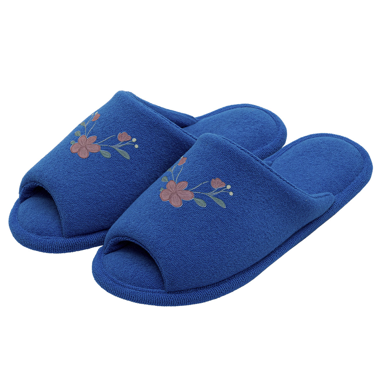 Imagem de Pantufa Eva Atoalhada Flores - Anatômica Flexível