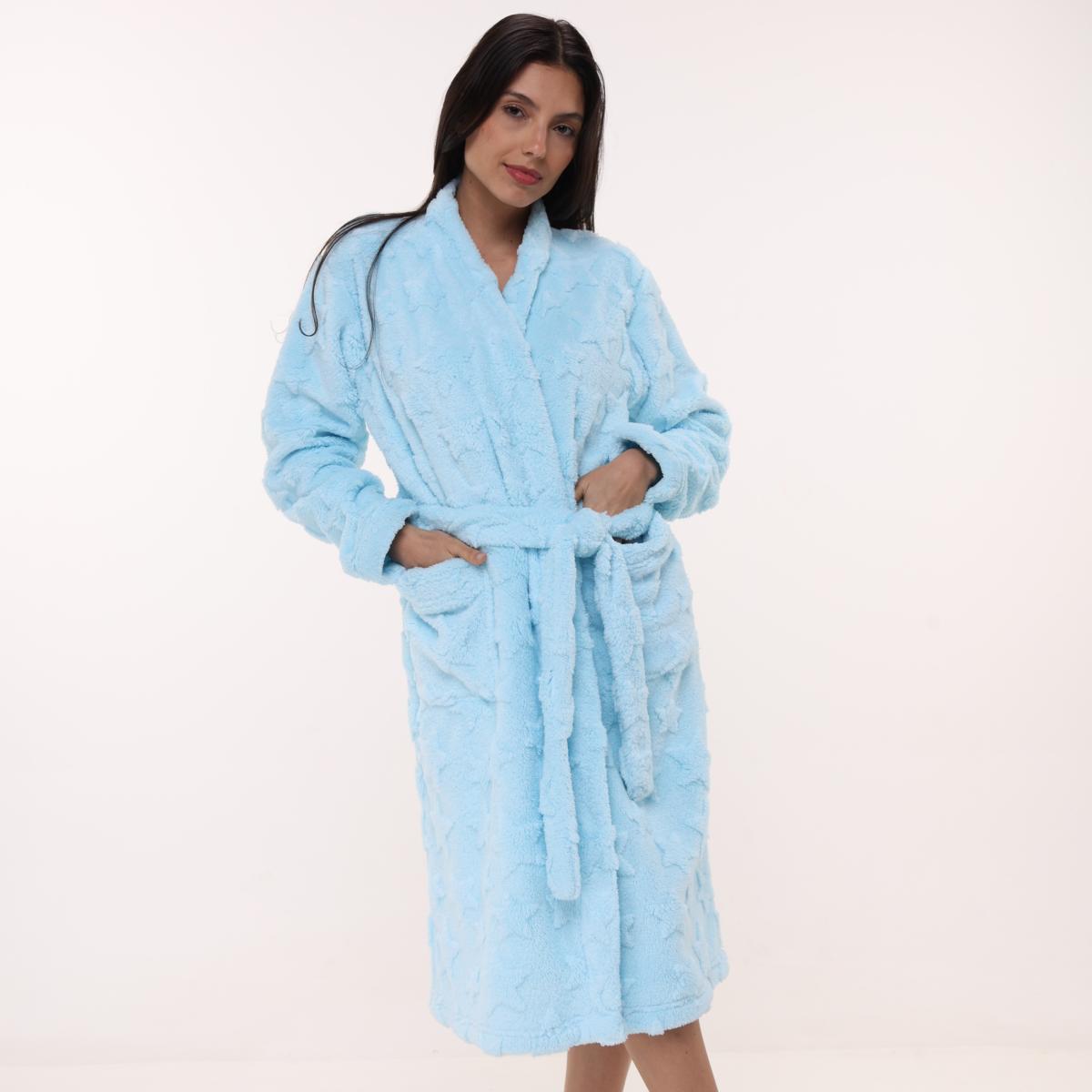 Imagem de Robe Inv Pesado Pelúcia Fleece Estrelas